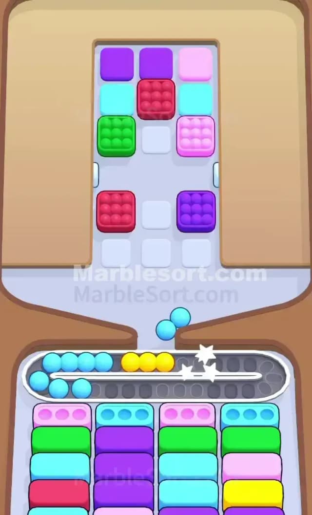 Marble Sort Level 741 Solution 1