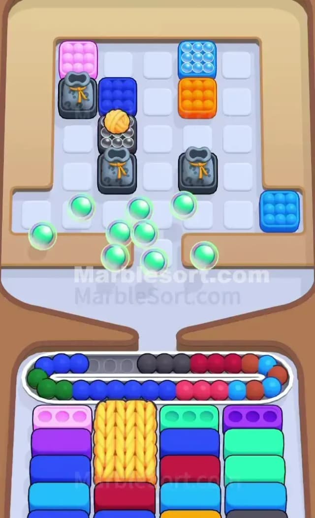 Marble Sort Level 746 Solution 2
