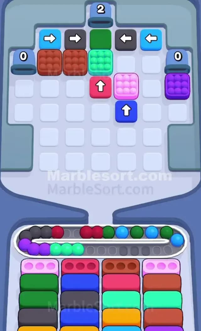 Marble Sort Level 698 Solution 2