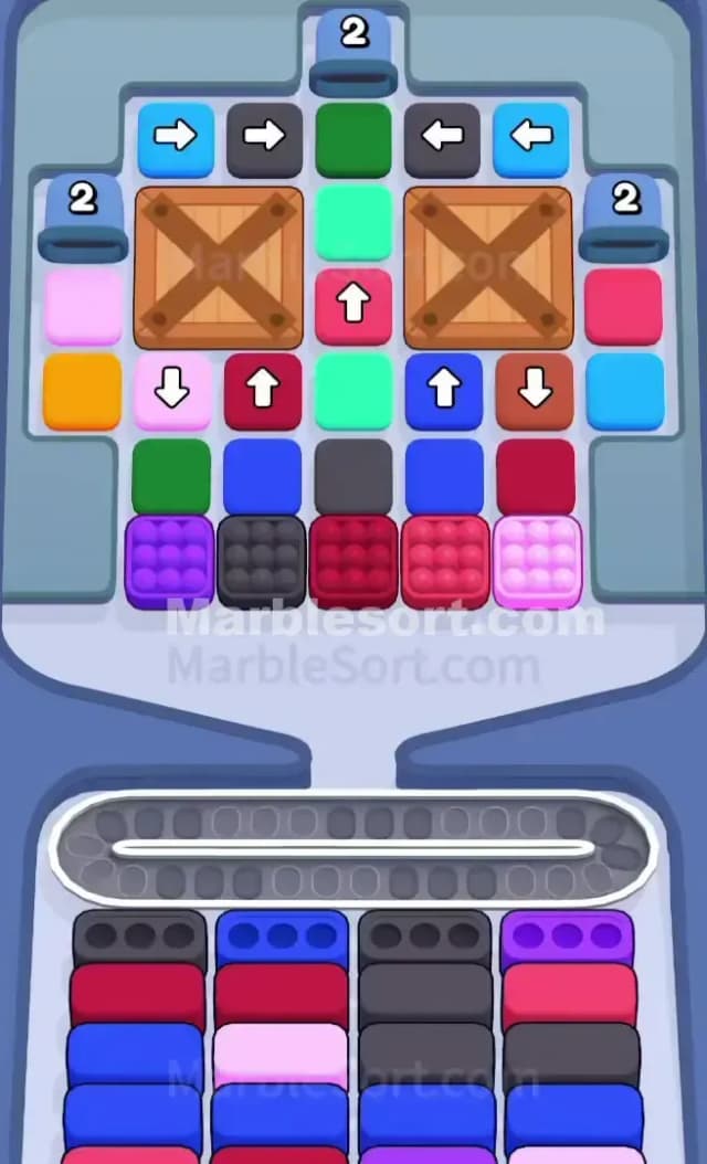 Marble Sort Level 698 Gameplay