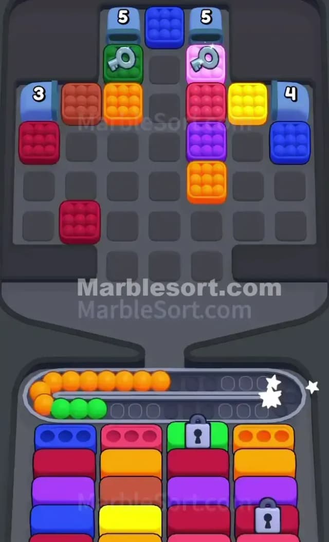 Marble Sort Level 390 Solution 1