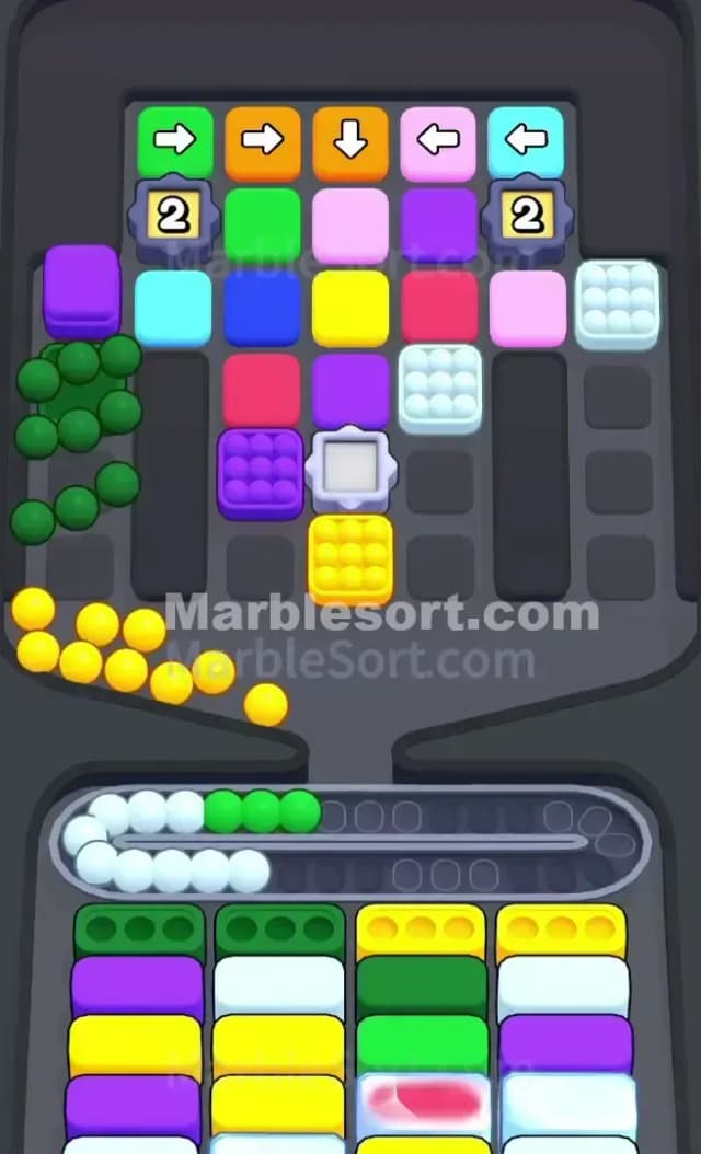 Marble Sort Level 754 Solution 1