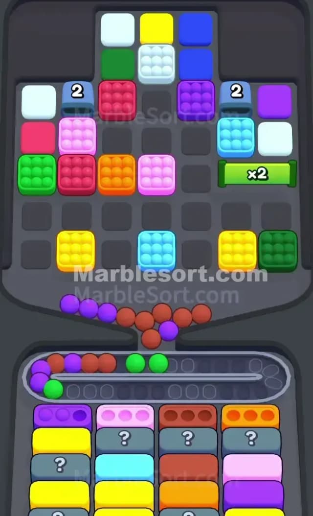 Marble Sort Level 364 Solution 1
