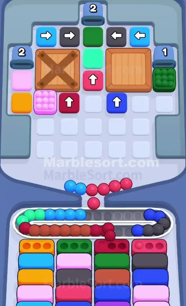 Marble Sort Level 698 Solution 1
