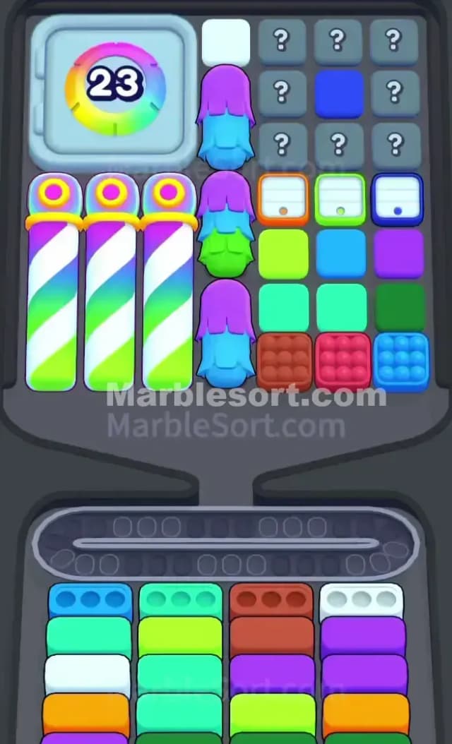 Marble Sort Level 770 Gameplay