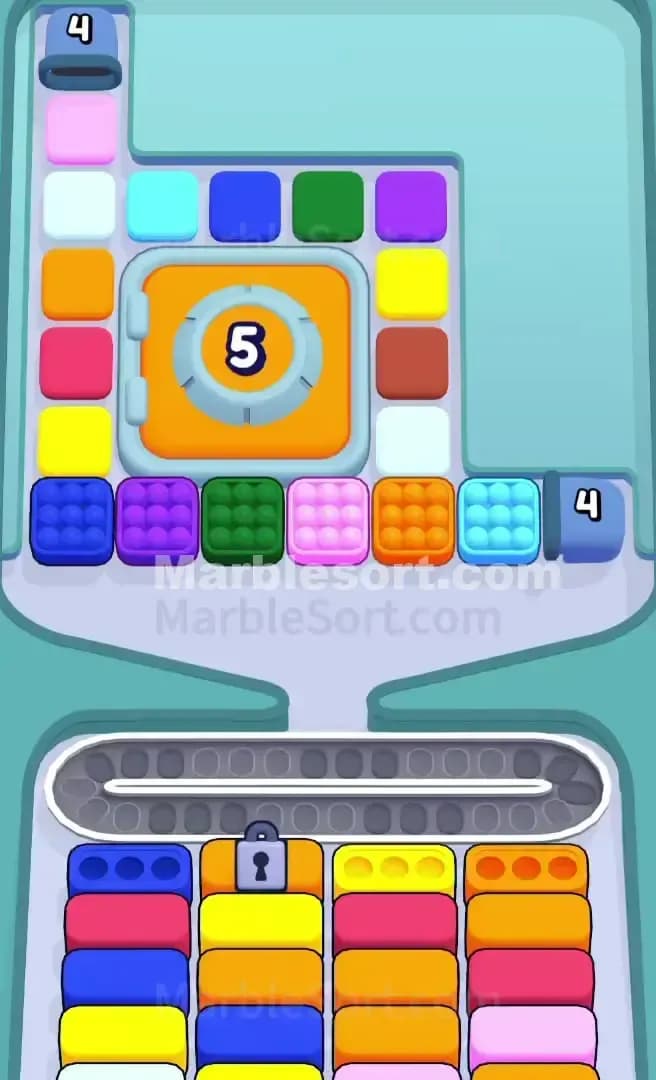 Marble Sort Level 733 Screenshot