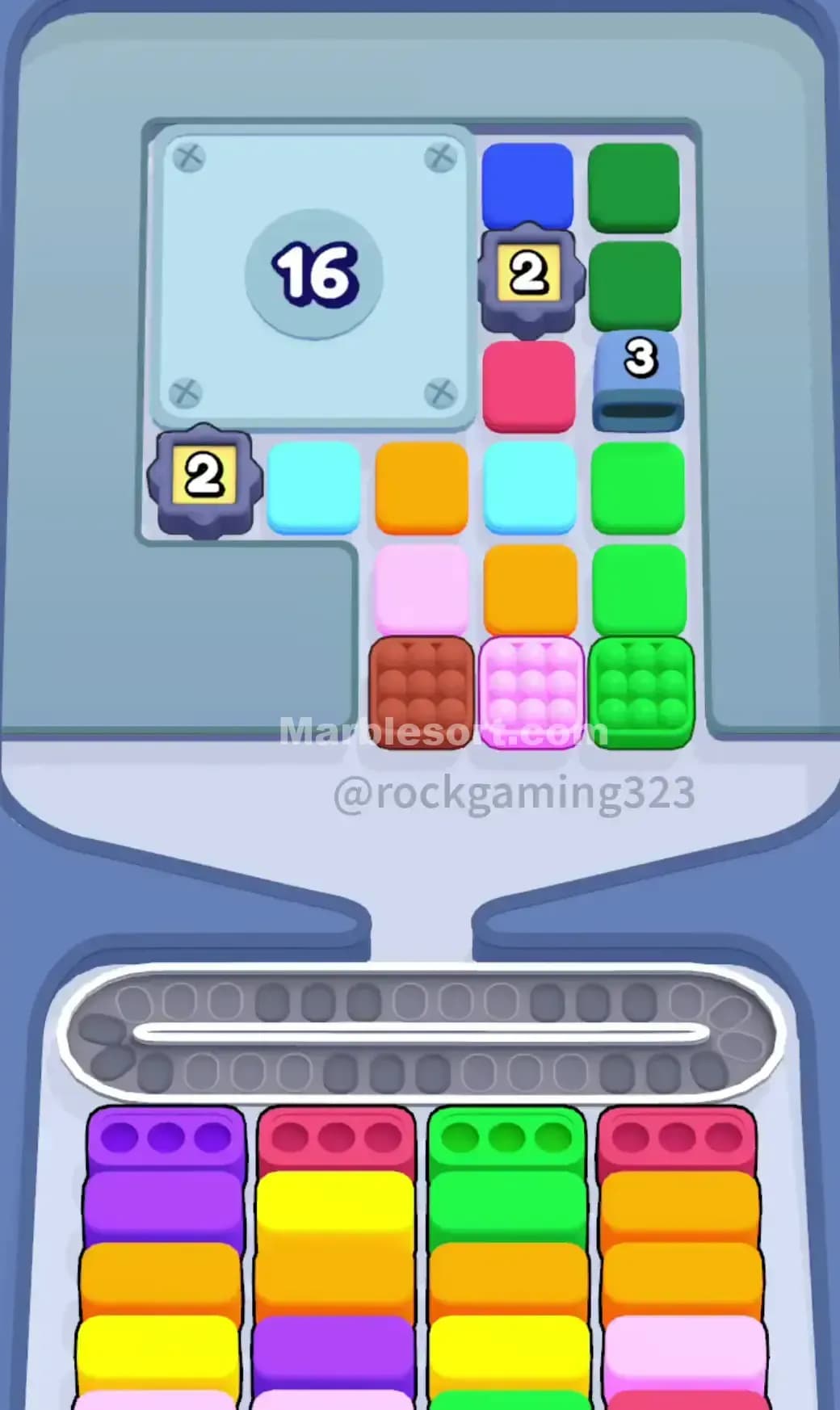 Marble Sort Level 389 Screenshot