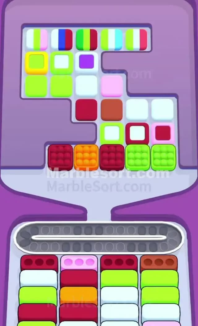 Marble Sort Level 713 Gameplay