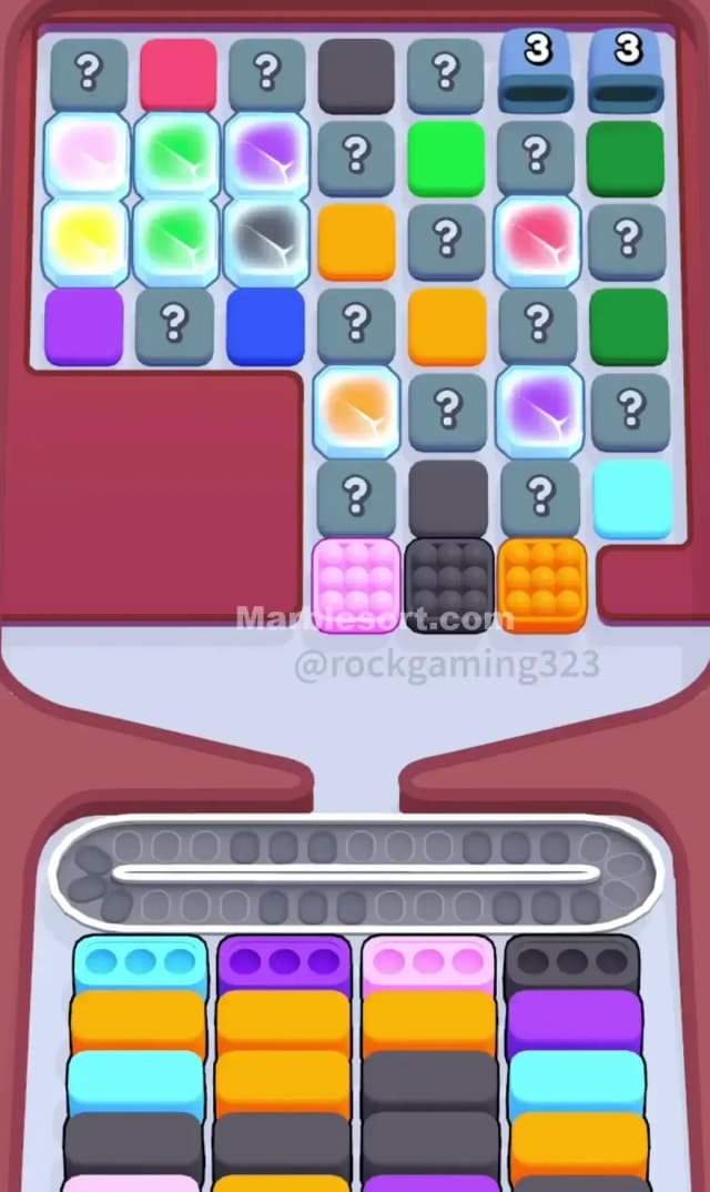Marble Sort Level 383 Solution 1