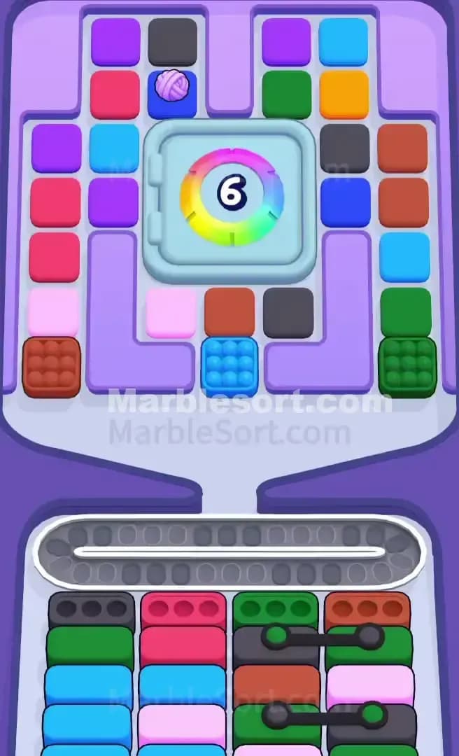 Marble Sort Level 678 Screenshot