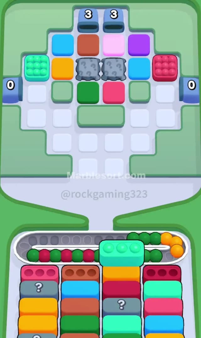 Marble Sort Level 258 Solution 1