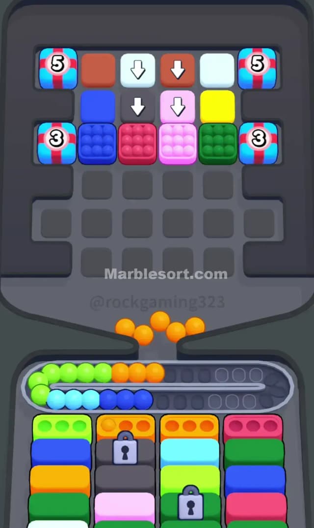 Marble Sort Level 277 Solution 1
