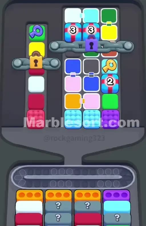 Marble Sort Level 214 Screenshot