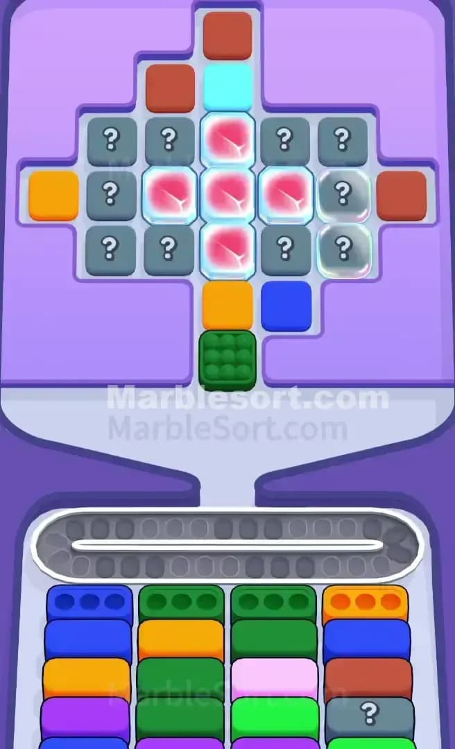 Marble Sort Level 673 Screenshot