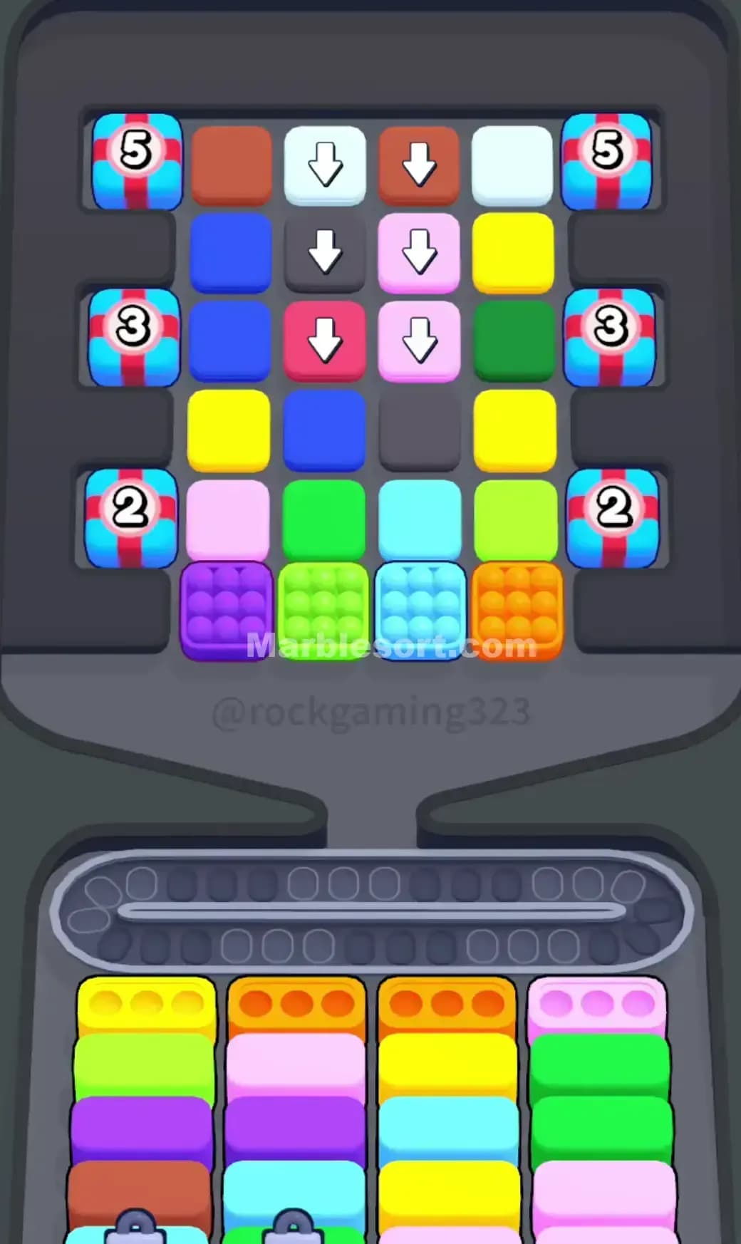 Marble Sort Level 277 Screenshot