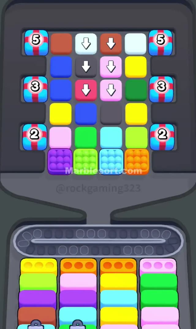 Marble Sort Level 277 Gameplay