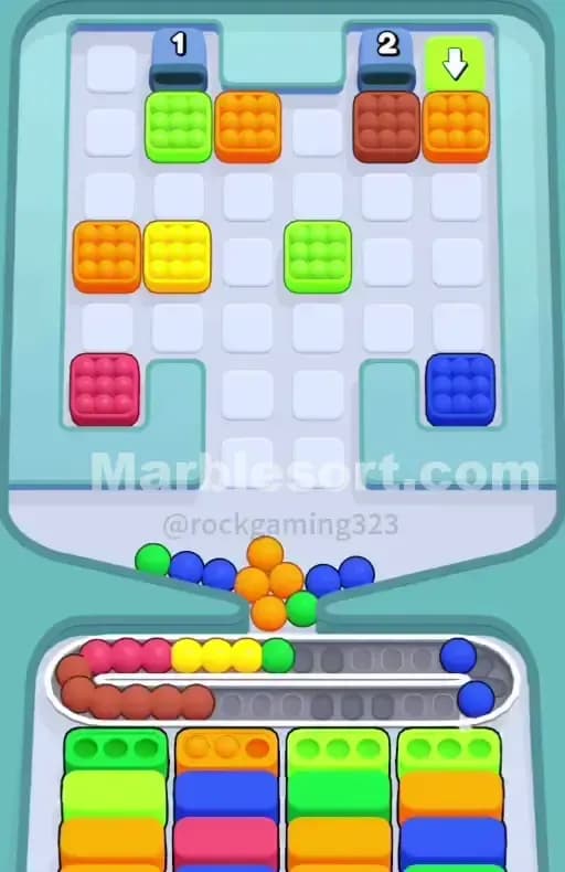 Marble Sort Level 195 Solution 2