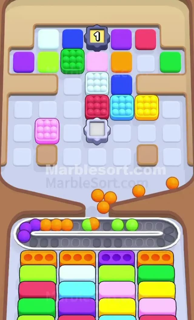 Marble Sort Level 748 Solution 2