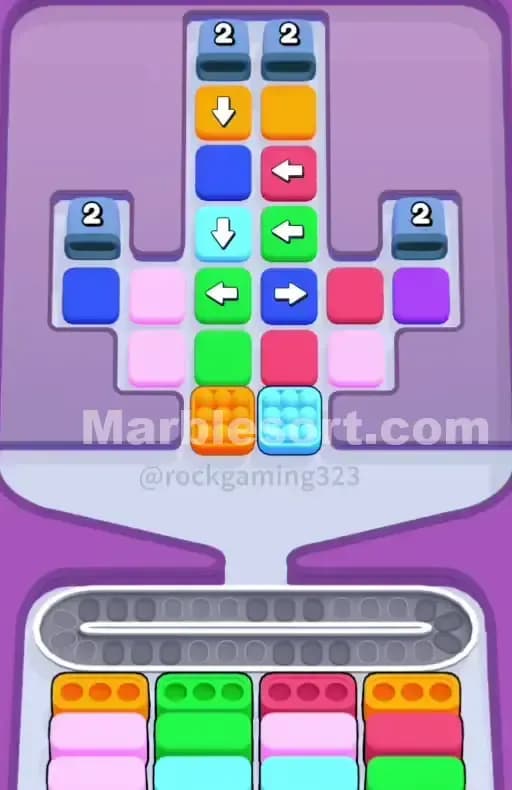 Marble Sort Level 252 Screenshot