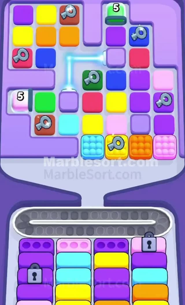 Marble Sort Level 756 Gameplay