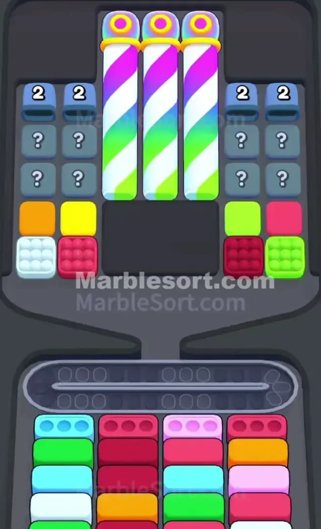 Marble Sort Level 344 Gameplay