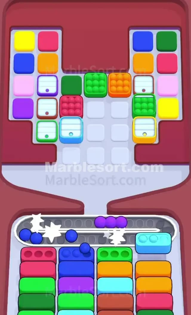 Marble Sort Level 383 Solution 1