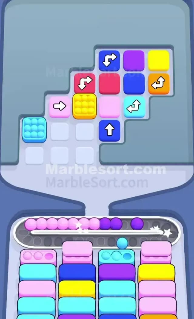Marble Sort Level 622 Solution 1