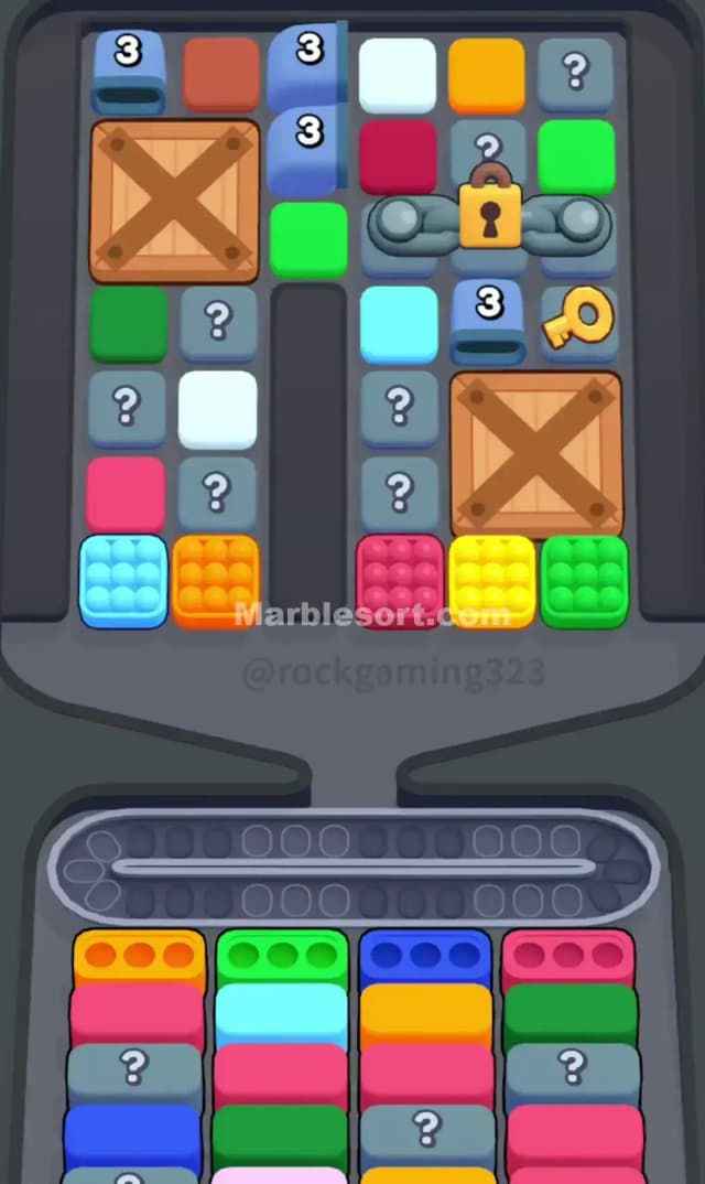 Marble Sort Level 387 Solution 3