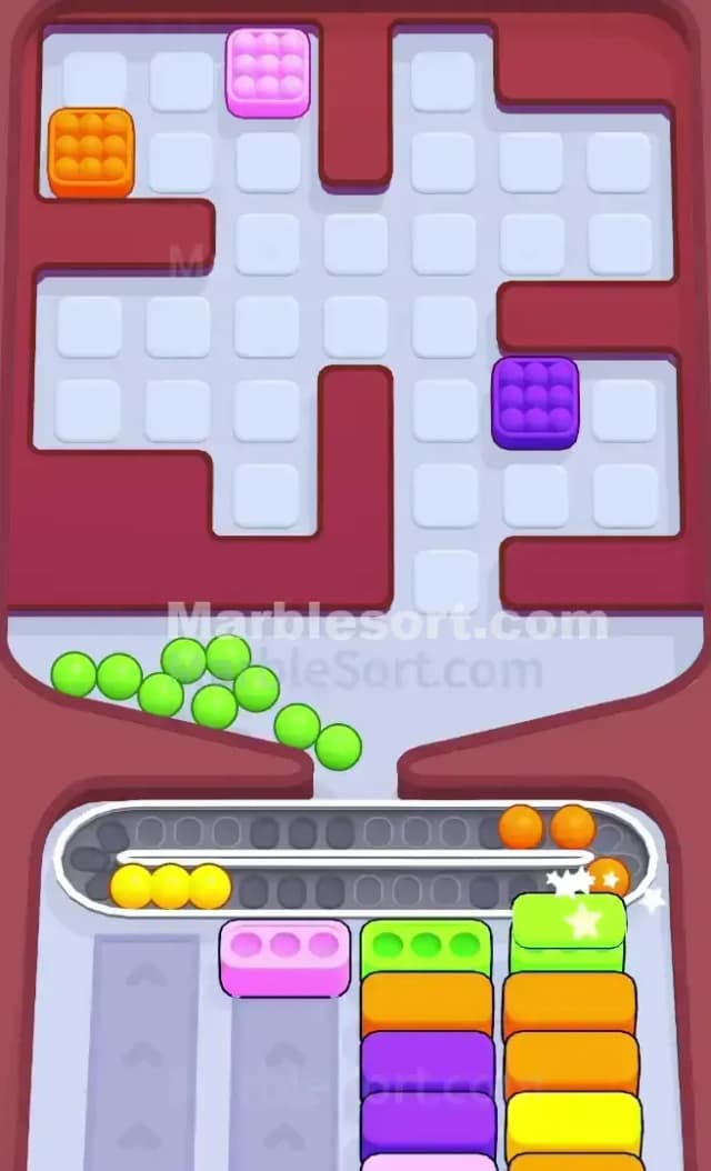 Marble Sort Level 378 Solution 3