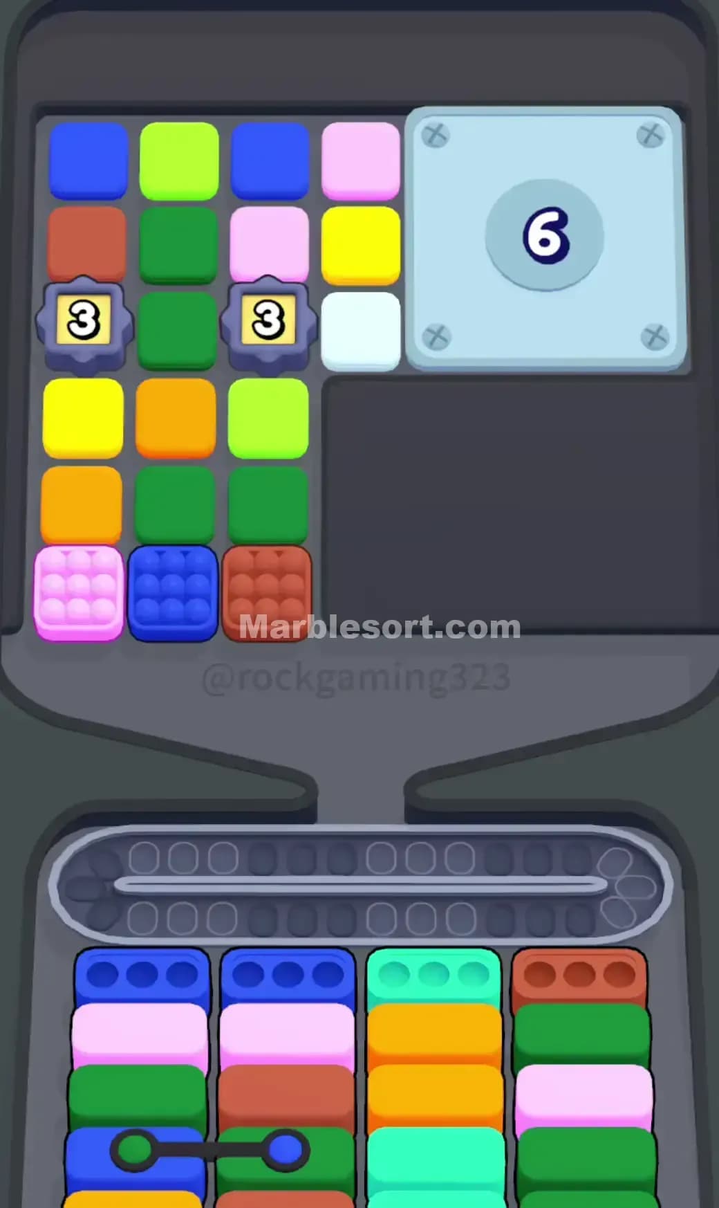 Marble Sort Level 324 Screenshot