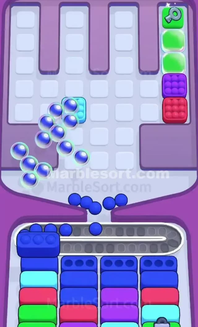 Marble Sort Level 712 Solution 3