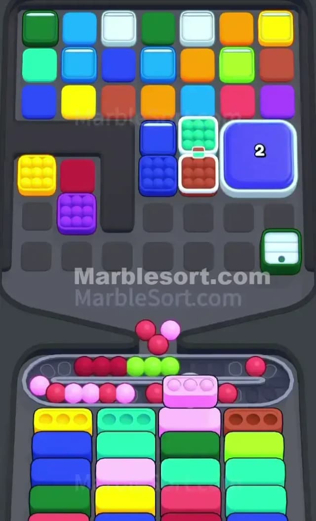 Marble Sort Level 790 Solution 1