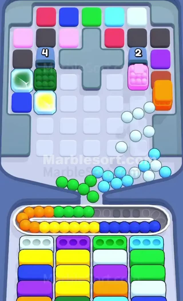 Marble Sort Level 389 Solution 1