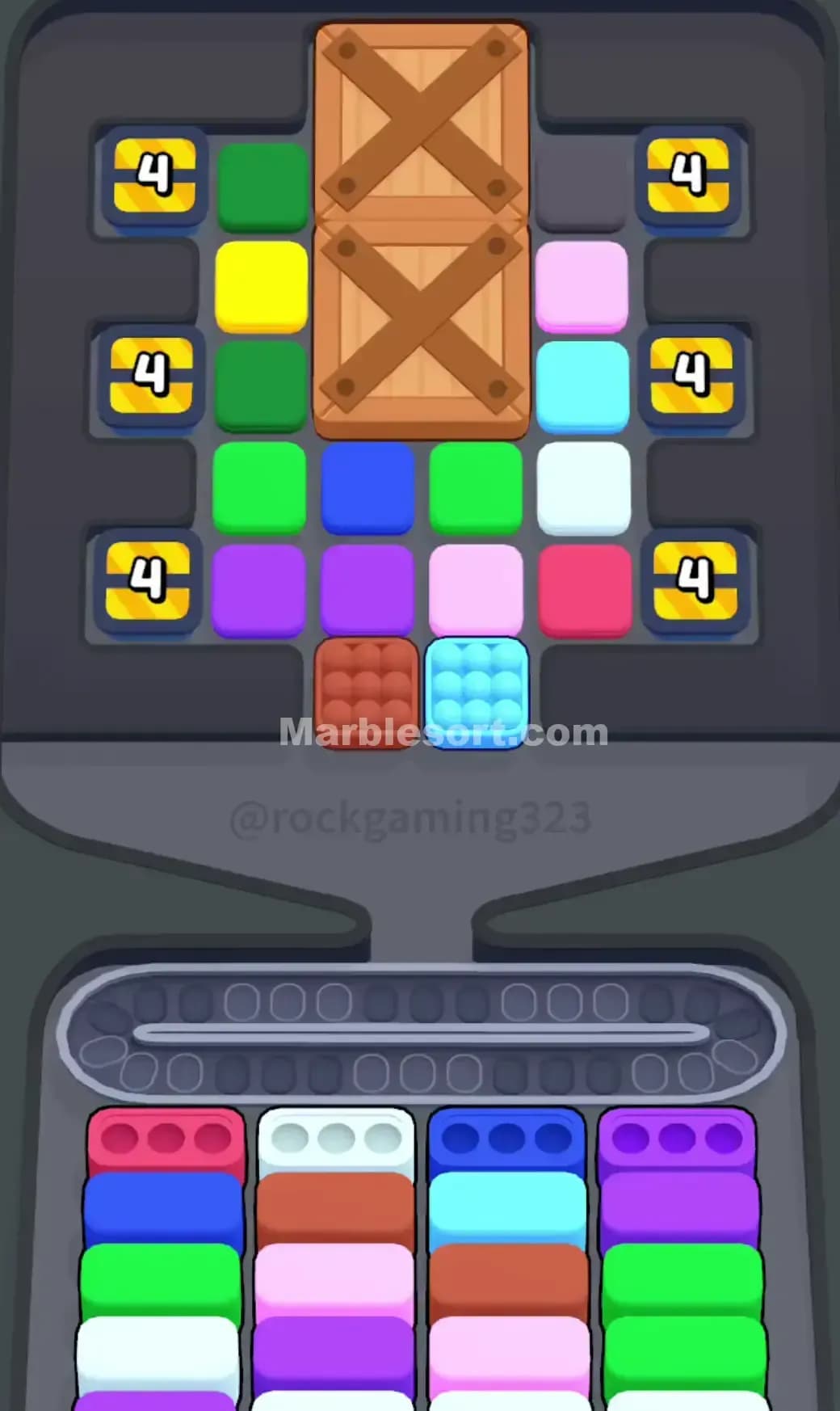 Marble Sort Level 210 Screenshot