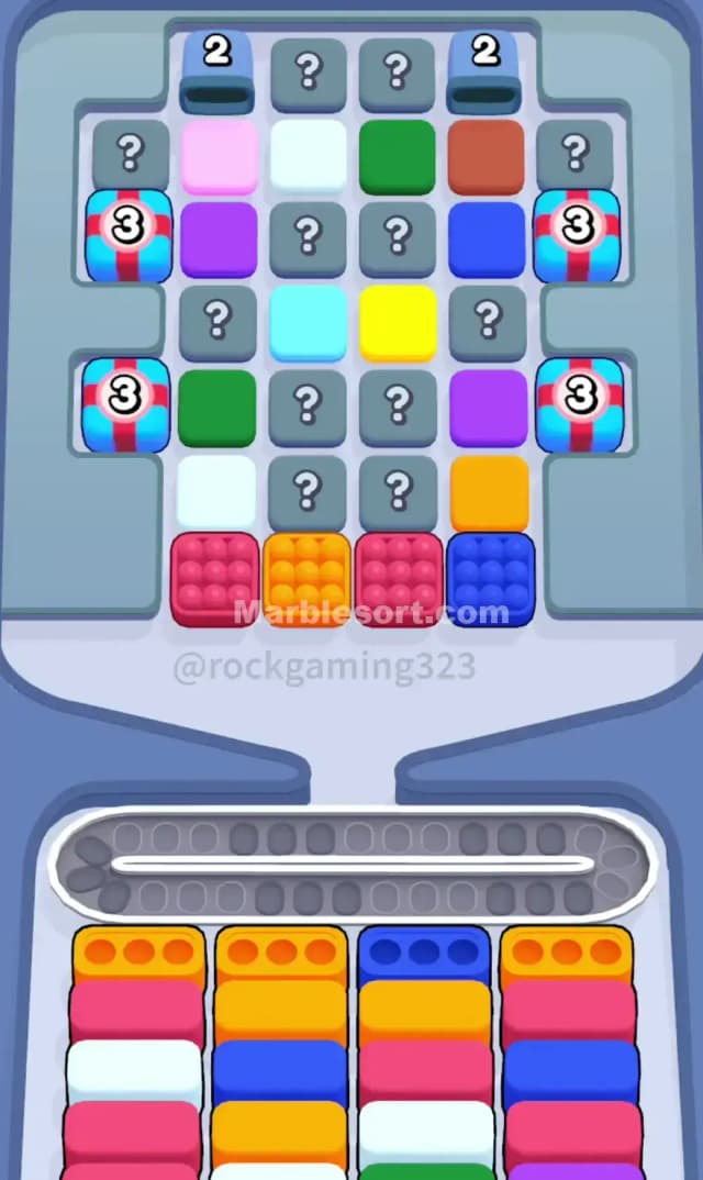 Marble Sort Level 233 Gameplay