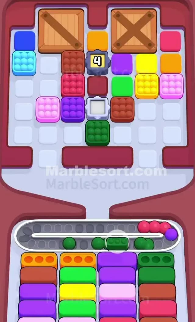 Marble Sort Level 385 Solution 1