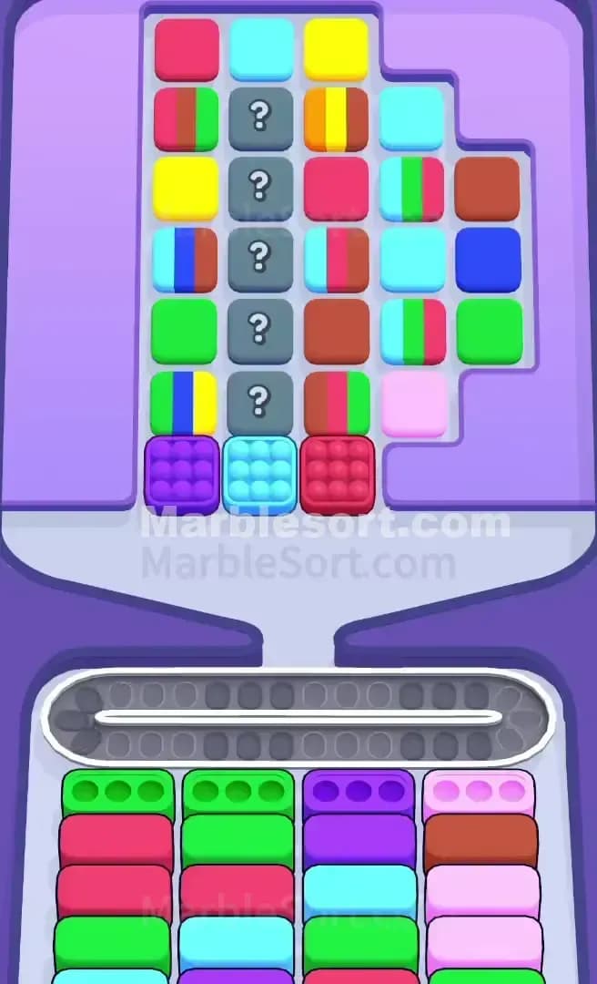 Marble Sort Level 372 Screenshot