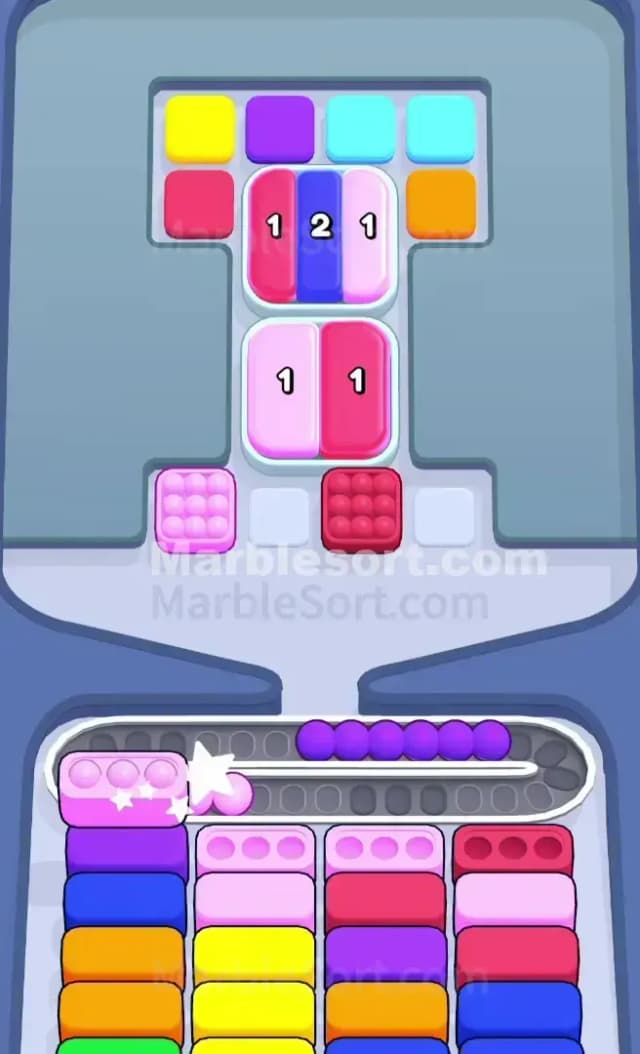 Marble Sort Level 781 Solution 1