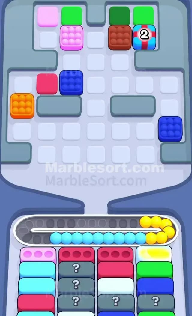 Marble Sort Level 318 Solution 2