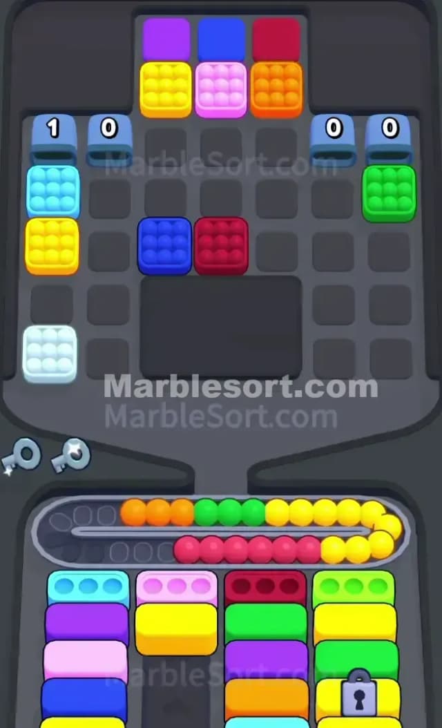 Marble Sort Level 344 Solution 2