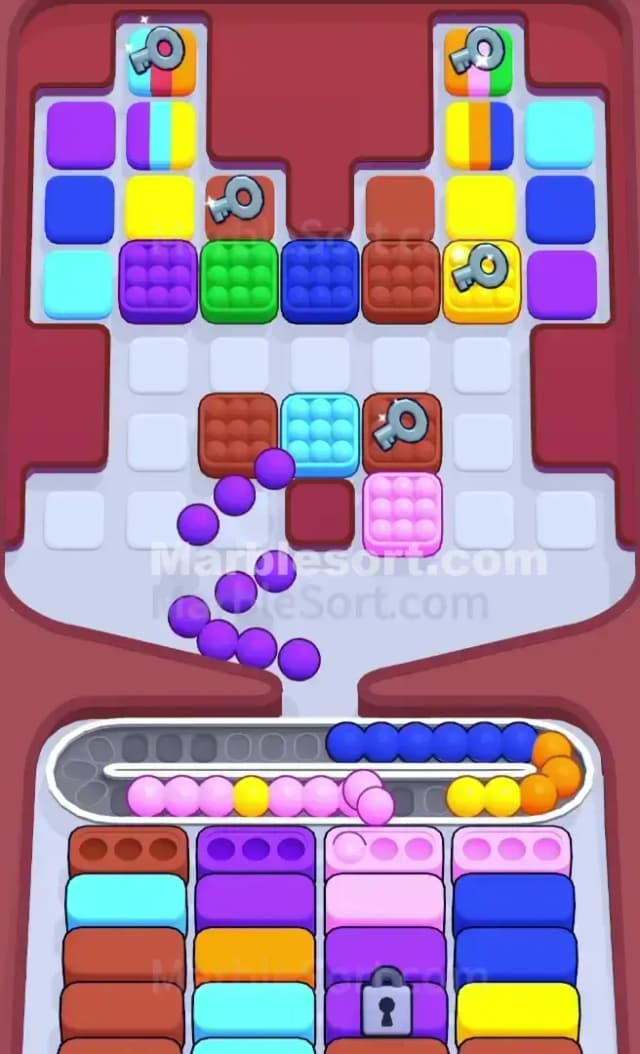 Marble Sort Level 762 Solution 1