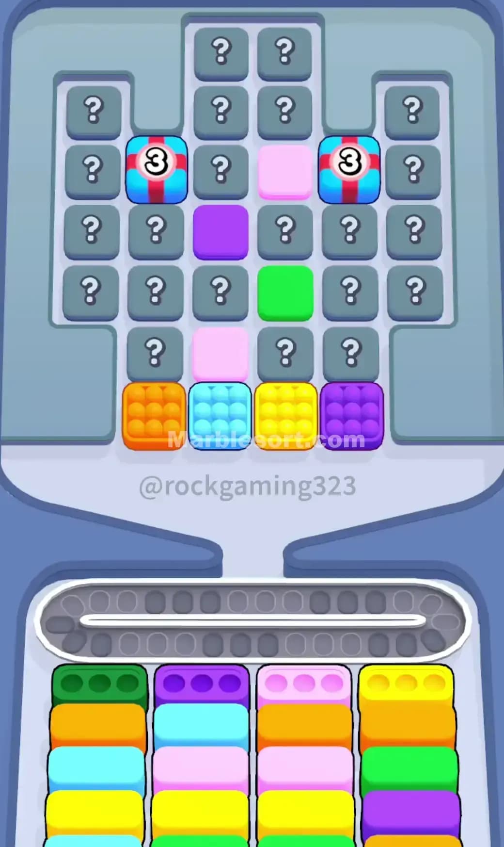 Marble Sort Level 391 Screenshot