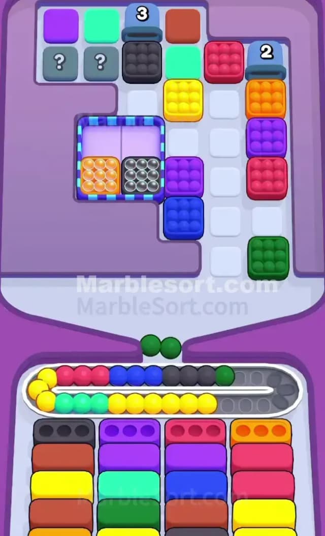 Marble Sort Level 709 Solution 1