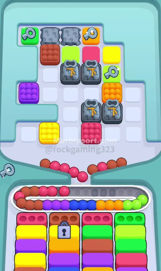 Marble Sort Level 345 Solution 1