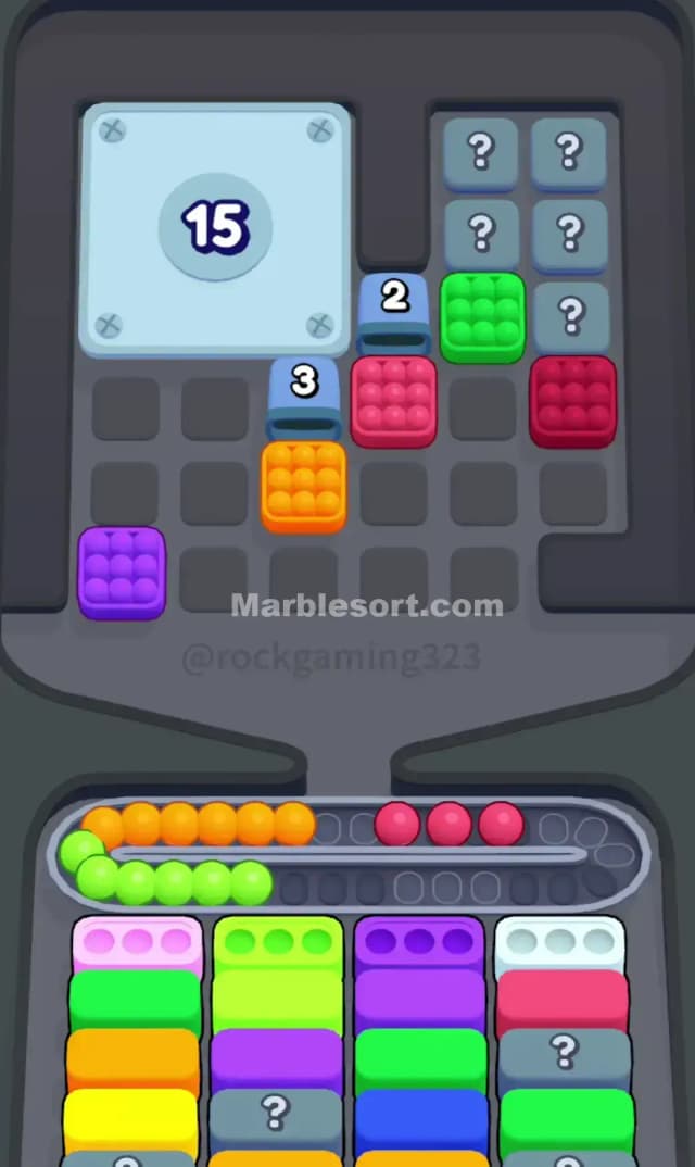 Marble Sort Level 264 Solution 1