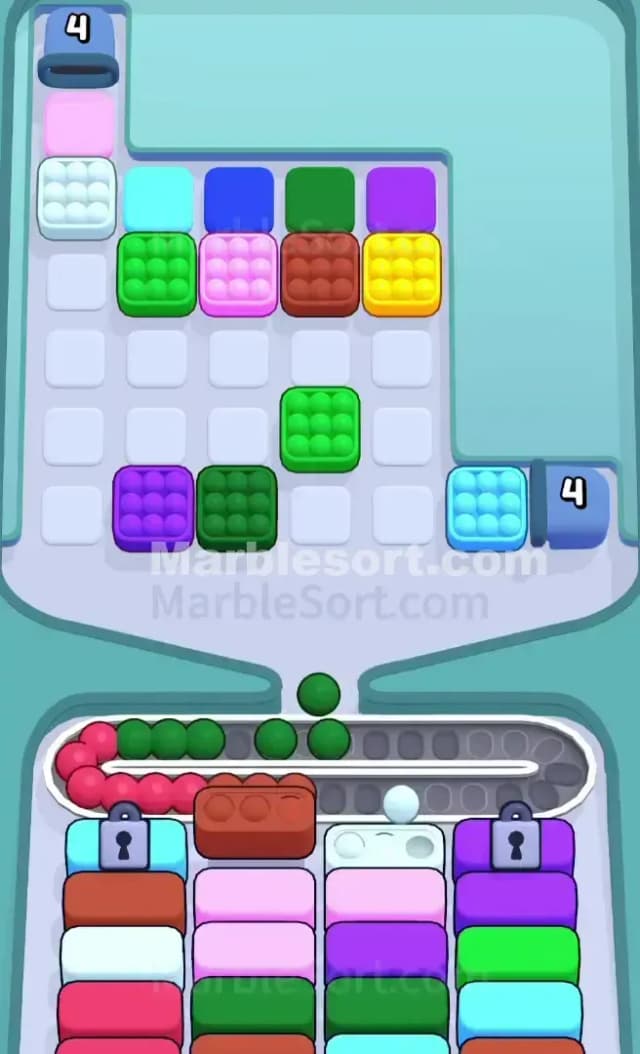Marble Sort Level 733 Solution 1