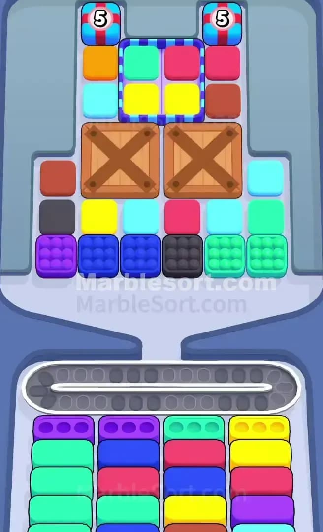 Marble Sort Level 696 Screenshot