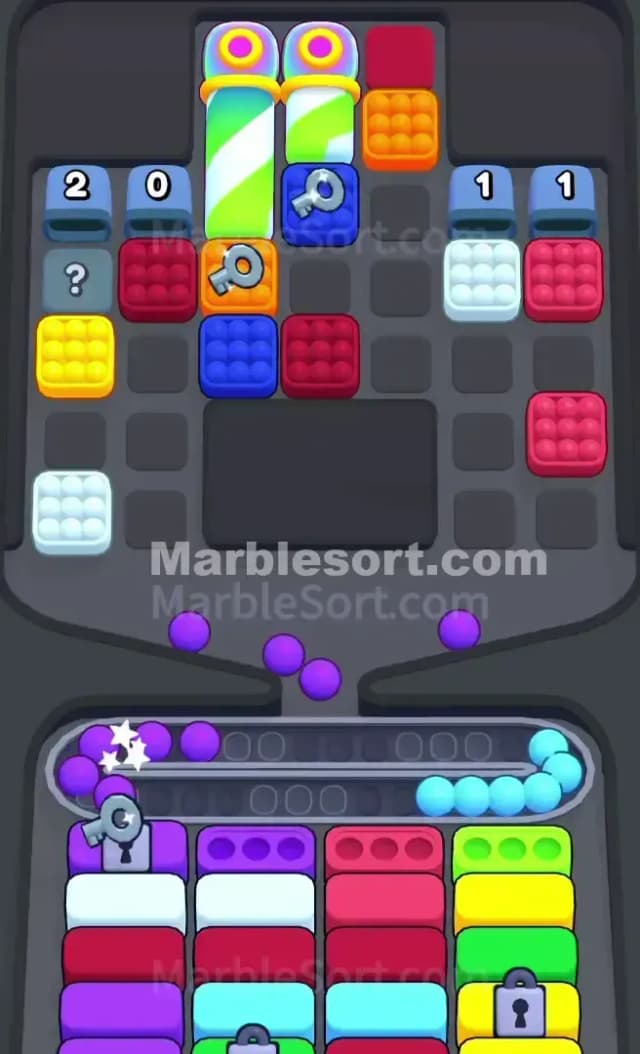 Marble Sort Level 344 Solution 1