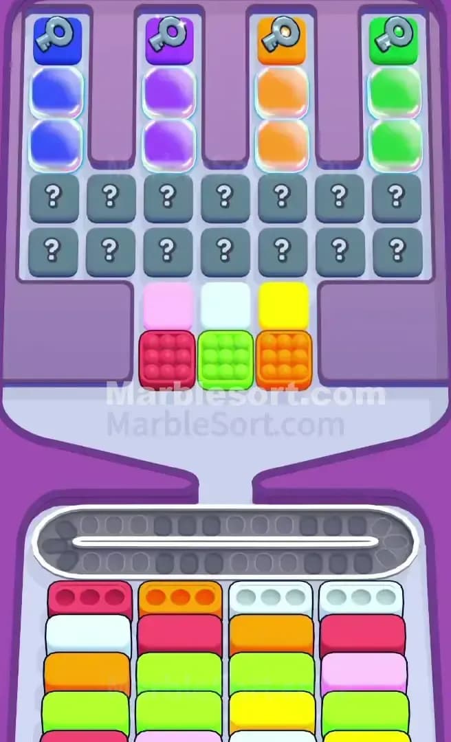 Marble Sort Level 712 Screenshot