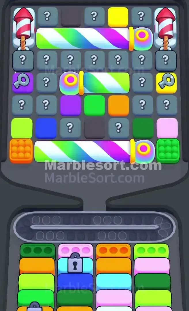 Marble Sort Level 800 Screenshot